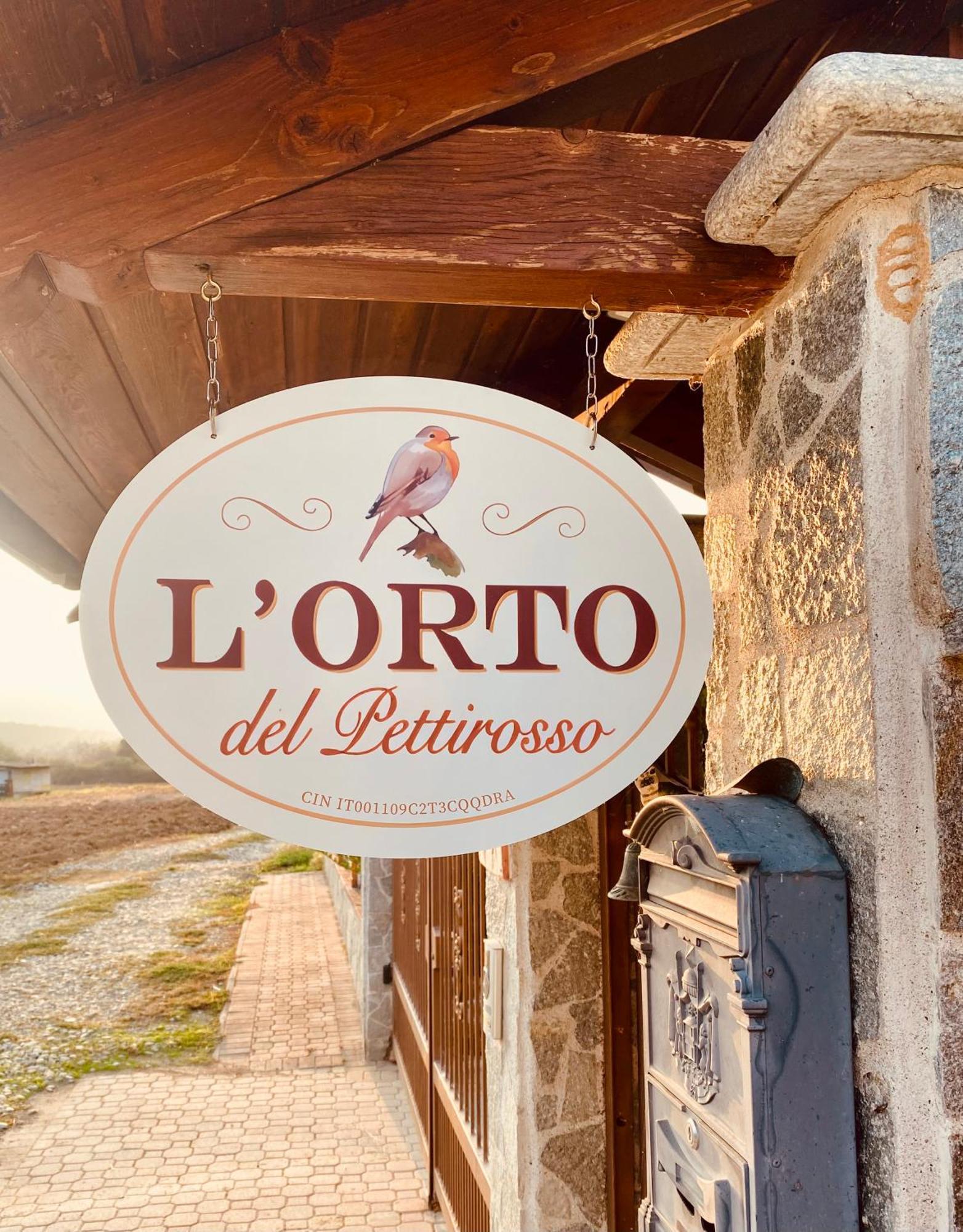 Apartamento Orto Del Pettirosso Front Exterior foto